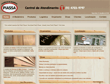 Tablet Screenshot of madeiraspiassa.com.br